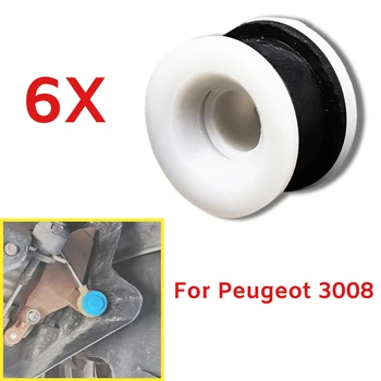 6X A Peugeot 3008 az Autó Sebességváltó Váltó Kábel Kapcsolat Átvezető Gumi Ujja Javító Készlet Kézi Sebességváltóval cserealkatrészek