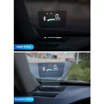 ForAlphard jobbkormányos HUD head up display rendszer multi-funkcionális különleges autó különleges használható fordulatszám-túllépés figyelmeztető riasztó