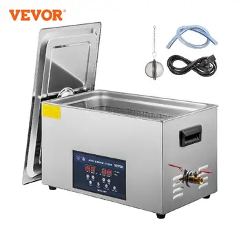 VEVOR Ultrahangos Tisztító 2L 3.2 L 6L 10L 22 L 30L Kettős-Frekvencia Digitális Hordozható mosógépek háztartási Készülék Ultrahang