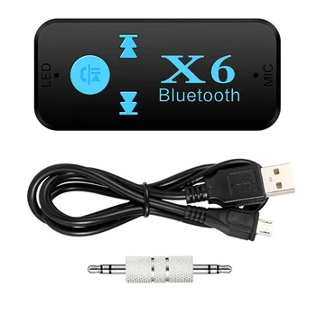 Aux Bluetooth Adapter Autó 3,5 mm-es Jack USB Bluetooth4.0 audi a5 vw t5 transporter skoda kodiaq peugeot 508 land rover védelem vad