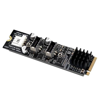 M. 2 PCIE, Hogy USB3.0 TÍPUS-E C-TÍPUSÚ Bővítő Kártya M. 2 Pcie, Hogy USB3-TÍPUS-E E TÍPUSÚ Bővítő Kártya