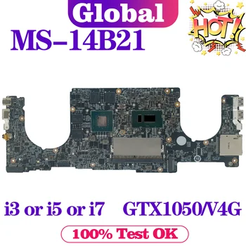 KEFU Alaplap Az MSI PS42 MS-14B2 MS-14B21 Laptop Alaplap i3 i5 i7 8 Gen GTX1050/V4G DDR4