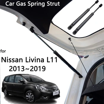 Nissan Livina Tartozékok L11 2013~2019 Autó Hátsó Gáz, Lift Támogatja Lengéscsillapító Csomagtartóban Kellék Rod Sokkok Csappantyú Autó Tartozékok