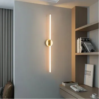 A Modern LED Fali Lámpa Hosszú Fali Lámpa Otthoni Hálószoba, Lépcső Otthon Dekor, Fali Lámpa Fényű Lámpatestek