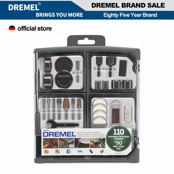 Dremel 709-02 110 Db univerzális Forgó Eszköz Tartozékok Készlet Tartalmaz egy Faragott Kis Csiszolás Dob Csiszoló Kő vágókorong