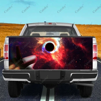 fekete lyuk csillagos ég galaxy Autó matricák teherautó hátsó farok módosítás festmény alkalmas teherautó a fájdalom tartozékok matricák