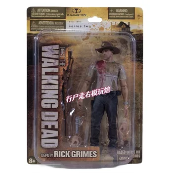 Eredeti 5 Hüvelyk 1/12 Anime Ábra Rick Grimes McFarland Walking Dead TV-akciófigurák Modell Gyermekek Gyűjthető Játék