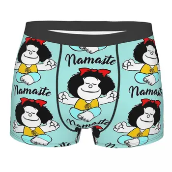 Namaste Ember boxeralsót Alsónadrág Mafalda Miguelito Képregény száradó, Lélegző, Minőségi Ajándék Ötlet