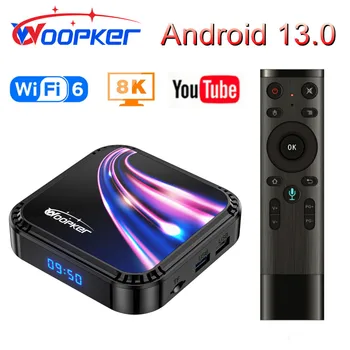 Woopker 2023 Új Android 13 TV Box K52 4G 64G 32G Rockchip RK3528 négymagos 8K HD Media Player Wifi6 BT5.0 YouTube Okos TVBox