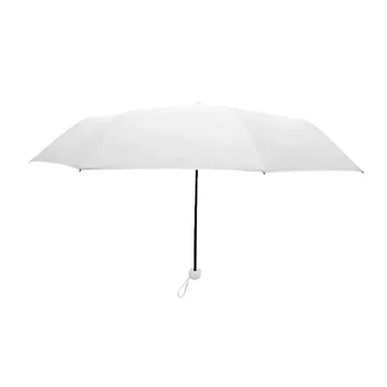 Ingyenes szállítás 5db/csomag Napernyők Esernyő Nagykereskedelmi 21 hüvelyk 3-szor Esernyő Nyomtatható Szublimációs Esernyő Üres