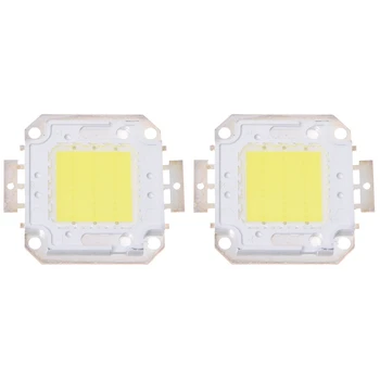 2X 30W, Fehér LED-es IC-Nagy Teljesítmény Kültéri Árvíz Fény Lámpa Gyöngyök Chip DIY 2200LM
