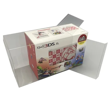 Gyűjtemény Kijelző Box Nintendo IQUE 3DS XL/3DSLL Játék Tároló Átlátszó Dobozok TEP Shell Tiszta Gyűjtse össze az Esetben