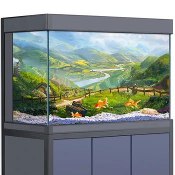 Akvárium Háttér Matrica Dekoráció Hal Tartályok, Hobbit Közel a Mágia a Természet HD 3D Plakát 5-55 Gallon Hüllő Élőhely