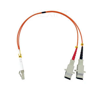 KEXINT 1ft LC(Férfi) SC(Női) Multimódusú 50/125 2.0 mm Duplex Optikai Patch Kábel