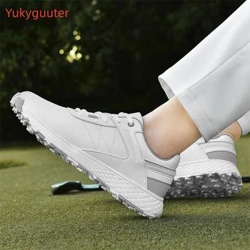 Új Vízálló Golf Cipő A Férfiak A Nők Kényelmes Golf Cipők Kültéri Méret 35-46 Séta Footwears, Csúszásmentes Sport Cipők