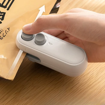 Új Mini Pecsételő Gép Haza Hordozható Snack Tömítő Készülék USB-Töltés Lezárt Élelmiszer Tömítő Klip, vízhatlan, illetve Por