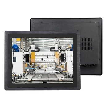 LCD Kapacitív érintőképernyő Nyitott Ablak Keret 10 Hüvelykes IP65 Vízálló Ipari Panel PC